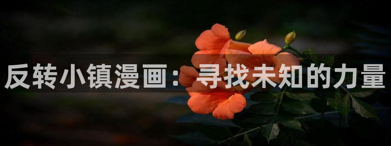 香蕉文化下拉式漫画书阅读平台：反转小镇漫画：寻找未知的力量